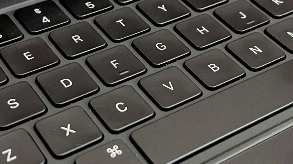 Black computer keyboard