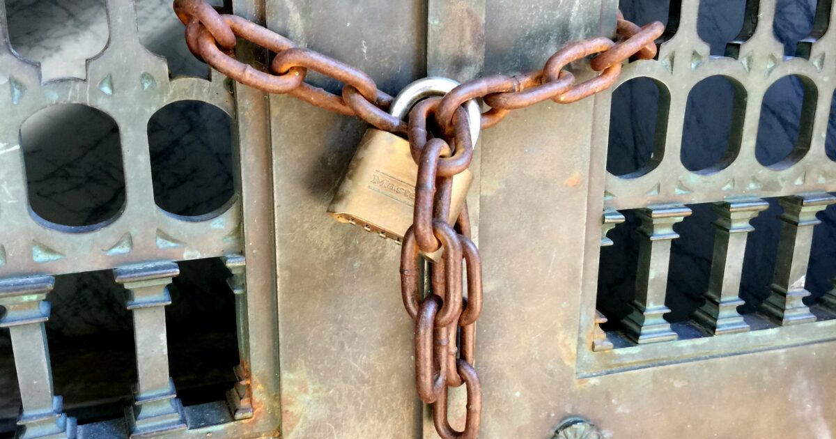 Security Lock And Chain