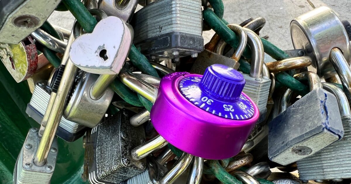 Security locks with keyholes and coded dials